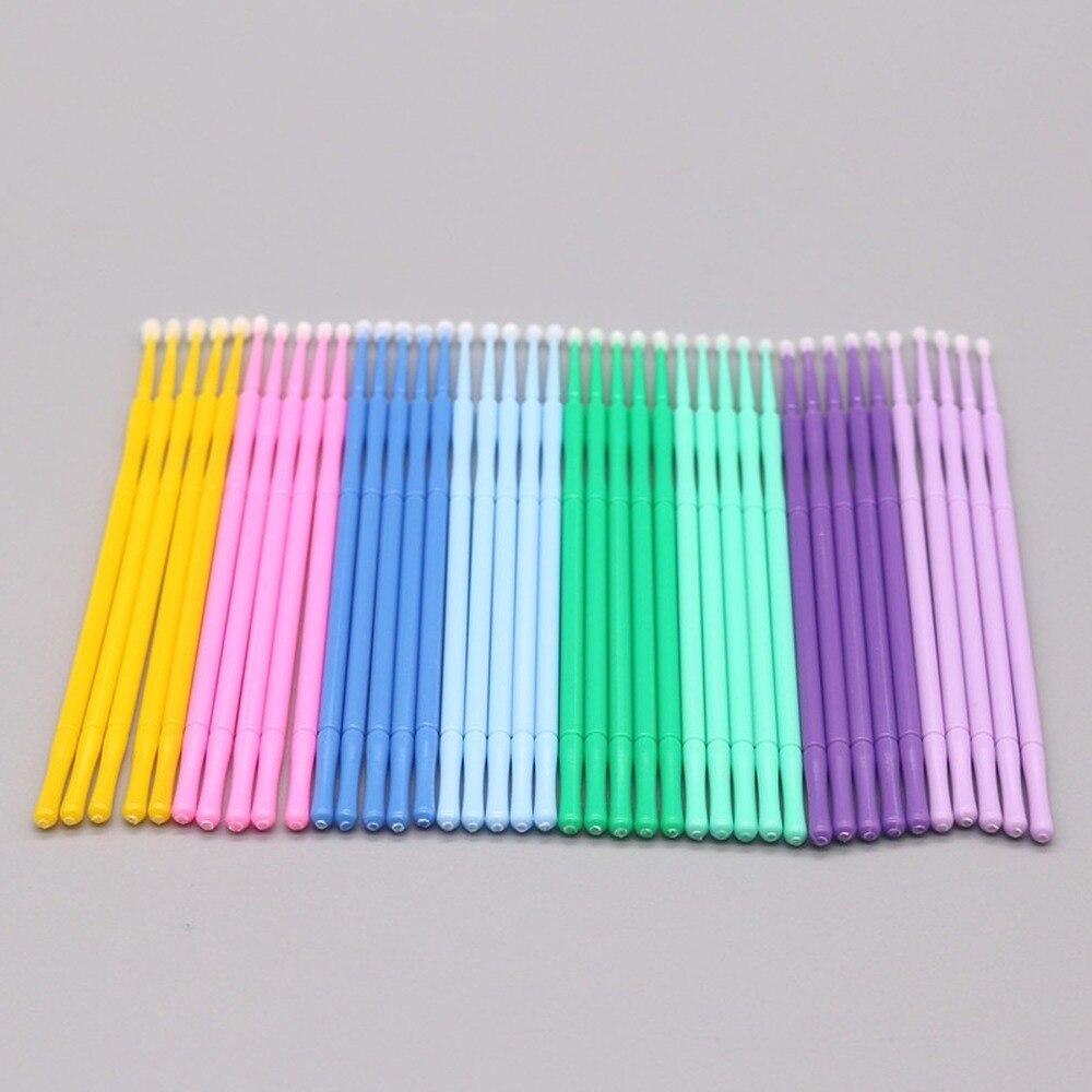 100pcs/lot Micro Brushes Make  - đánh giá và giá Eyelash Extension Look
