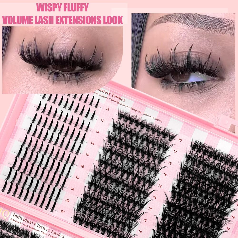 9-16mm Length False Eyelashes  - đánh giá và giá Eyelash Extension Natural Look