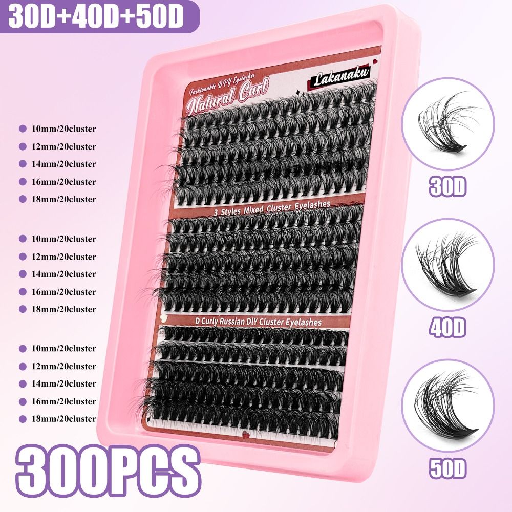 9-16mm Length False Eyelashes  - đánh giá và giá Eyelash Extension Natural Look