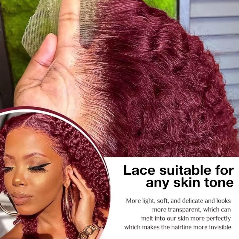 99j Deep Wave Lace Front Hair  - đánh giá và giá Eyelash Extension Natural Look