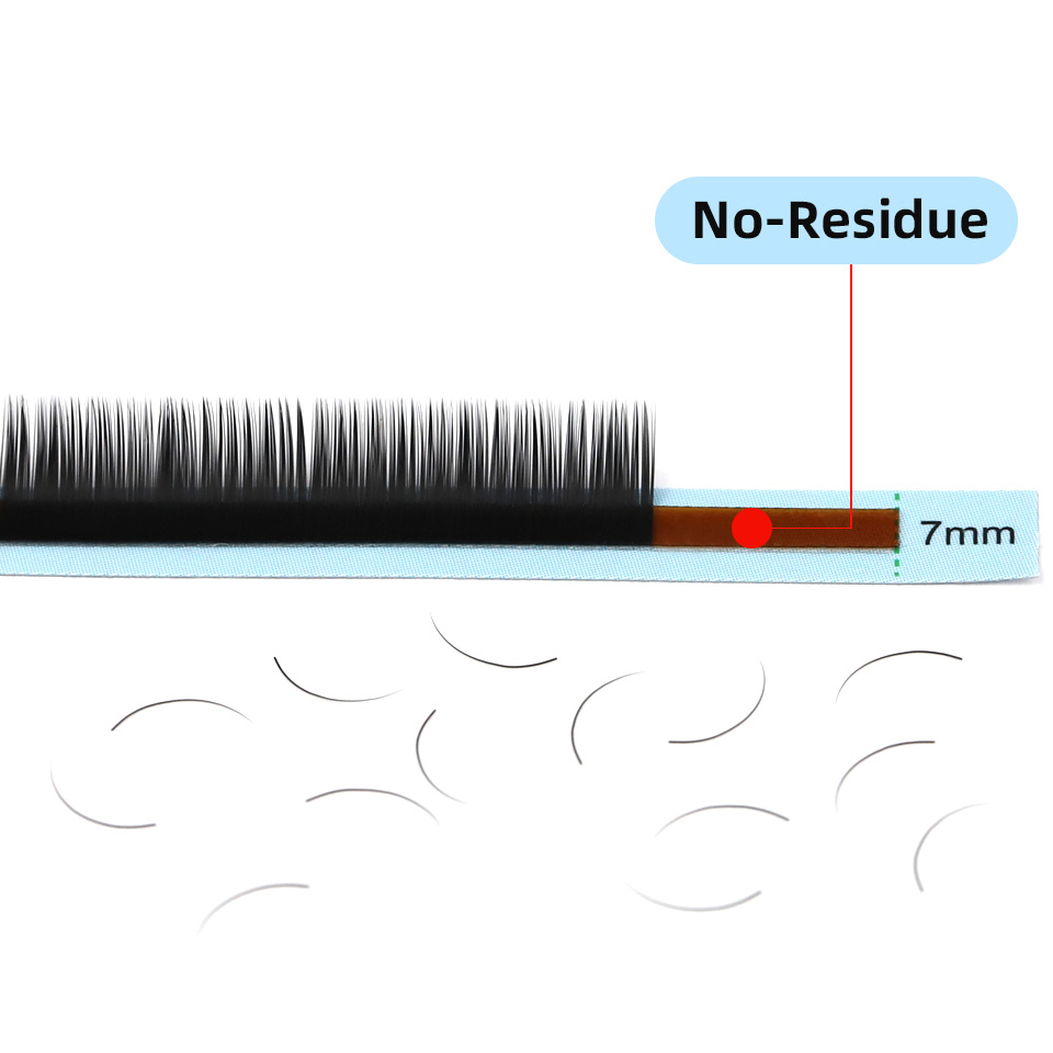 Dưới Làn Mi Pha 5 6 7Mm Dưới L - đánh giá và giá Eyelash Extension Human Hair