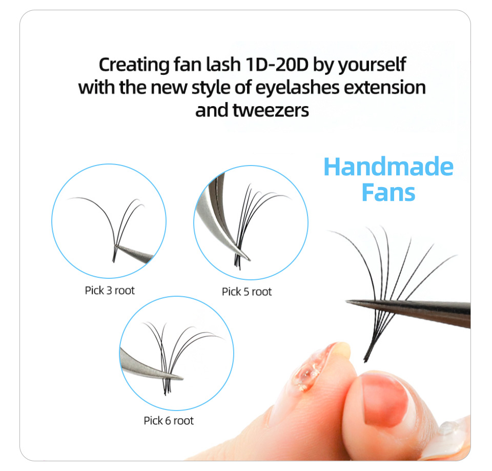 AGUUD J B C CC D Russian Volum - đánh giá và giá Eyelash Extension Human Hair