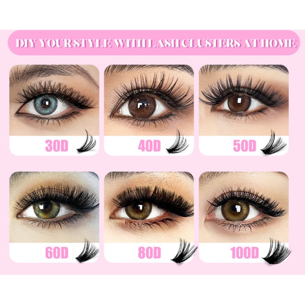 9-16mm Length False Eyelashes  - đánh giá và giá Eyelash Extension Natural Look